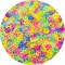 Polyester Glitter - Neon Peace Signs Shapes by Glitter Heart Co.™